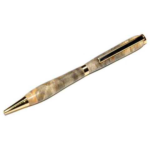 7mm Slimline Twist Pen Kit - Gold Finish